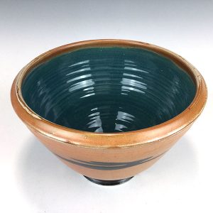 Running Rabbit Pottery Bowl by Terry Plasket